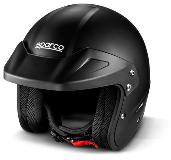 Sparco J-Pro Open Face Helm Zwart