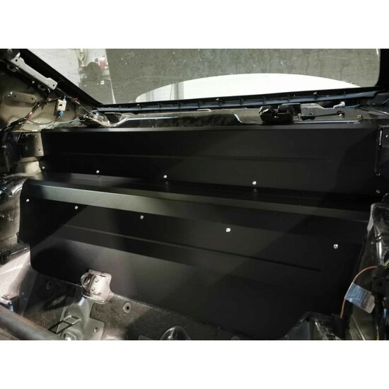 Aluminium achterbank delete paneel BMW E92