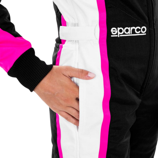 Sparco Ladies Overall KERB FIA / Zwart Roze