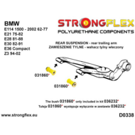 BMW E36 Compact (93-00) Achterste draagarmbussen excentrisch - SPORT