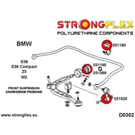 Voorste stabilisatorstangbus 19-27mm - Sport